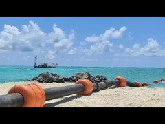 DN315 HDPE σωλήνες πλέουν με PE κύτος και υψηλής πυκνότητας PU αφρό γέμισμα μέσα