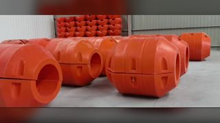 Πλωτήρας σωλήνων HDPE για βυθοκόρηση και ασφάλεια στη θάλασσα