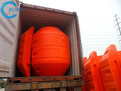 HDPE εκβάθυνσης αποβαθρών 12in 14in 16in πλαστικά επιπλέοντα σώματα σωλήνων για τα παράκτια επιπλέοντα σώματα σωληνώσεων πώλησης