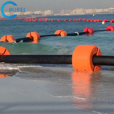 Πλαστικός HDPE βαρέων καθηκόντων ευπροσάρμοστος Floater σωλήνων για την άντληση βυθοκόρων συσκευών επιπλεόντων σωμάτων μανικών καλωδίων