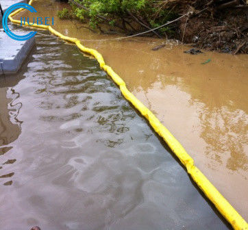 Geotextile πετρελαίου εμποδίων βραχιόνων επιπλεόντων συντριμμιών απορριμμάτων απορροφητική υφαμένη θαλάσσια κουρτίνα βούρκου για την εκβάθυνση