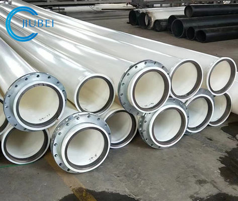 Βαλμένος φλάντζα HDPE εκβάθυνσης σωλήνας με τον ποταμό τελών στελεχών που εκβαθύνει τη λεπτή άμμο 500mm