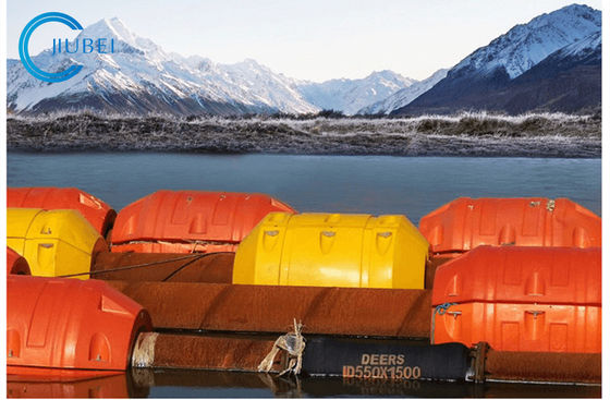 Εσωτερική διάμετρος 355mm Floaters σωλήνων UHMWPE/HDPE με PU τον αφρό που γεμίζουν