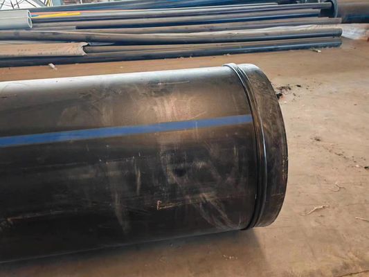 HDPE εκβάθυνσης υψηλής πυκνότητας γεμισμένος αφρός σωλήνας DN900 ως εκβάθυνση της επιπλέουσας αποβάθρας εξοπλισμών
