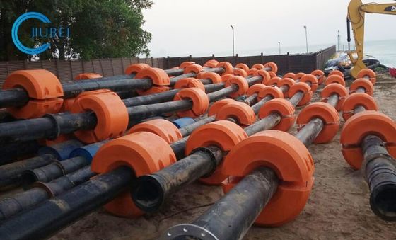 DN315 HDPE σωλήνες πλέουν με PE κύτος και υψηλής πυκνότητας PU αφρό γέμισμα μέσα