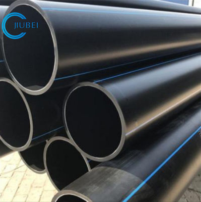 Μαύρο με μπλε λωρίδες PN10 ISO4427 HDPE σωλήνα για σύστημα παροχής νερού προμηθευτής