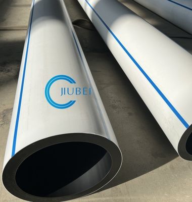 Λευκό μαύρο Co Εξωθήθηκε PN10 ISO4427 HDPE σωλήνα με εξαιρετική αντοχή στη διάβρωση