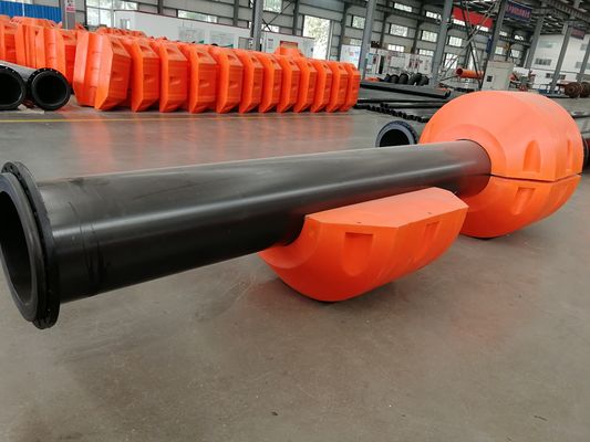 Κίτρινο/Παρτοκαλί κύλινδρο HDPE σωλήνα πλωτή για τις ανάγκες των πελατών