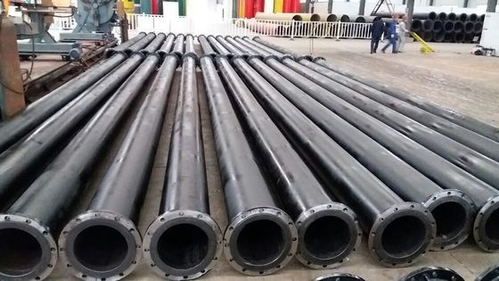 Αντίσταση στην φθορά Δυνατότητα πρόσκρουσης UHMWPE σωλήνα με πιστοποιητικό ISO9001 CE σε μήκος 1-12m