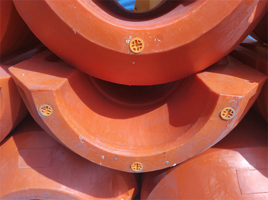 Γεωργικός πλωτής σωλήνα HDPE με θερμό γαλβανισμένη σύνδεση